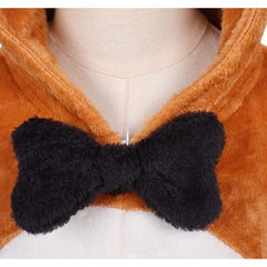 Enfant Le Grand Méchant Renard et Autres Contes... Renard Pyjama Orange Cosplay Costume