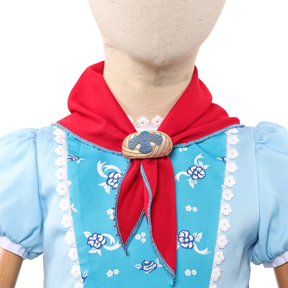 Enfant Stranger Things Saison 5 Holly Wheeler Robe Bleue Cosplay Costume