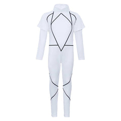 Enfant Stranger Things Saison 5 Kali‌ Combinaison Blanche Cosplay Costume