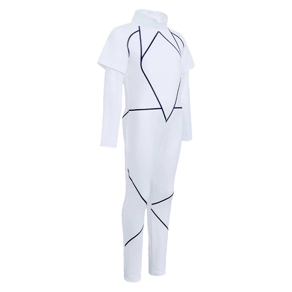 Enfant Stranger Things Saison 5 Kali‌ Combinaison Blanche Cosplay Costume