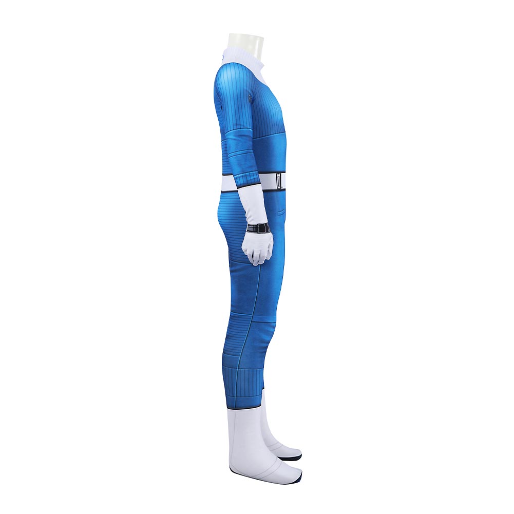 Enfant The Fantastic Four: First Steps(2025) Susan Storm Combinaison Bleue Cosplay Costume