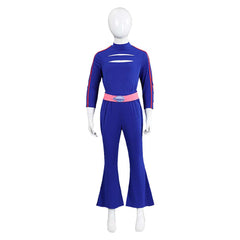 Enfant Zombies 4(2025) Addison Tenue Bleue Longue Cosplay Costume