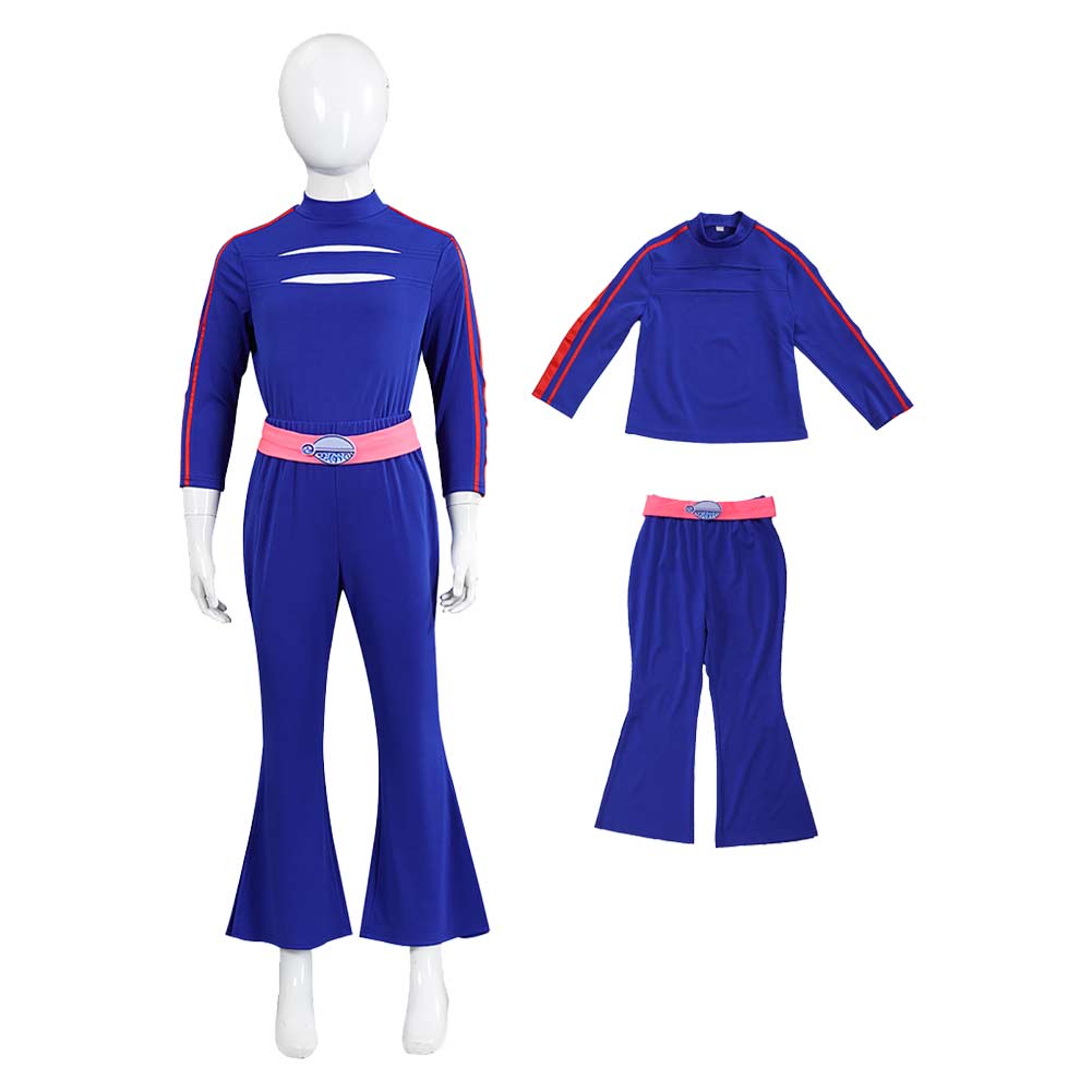 Enfant Zombies 4(2025) Addison Tenue Bleue Longue Cosplay Costume