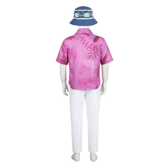 Enfant Zootopia 2(2025) Nick Wilde Chemise Rose Tenue Cosplay Costume
