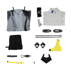 Homme Arknights: Endfield(2026) Endministrator Tenue Grise Cosplay Costume