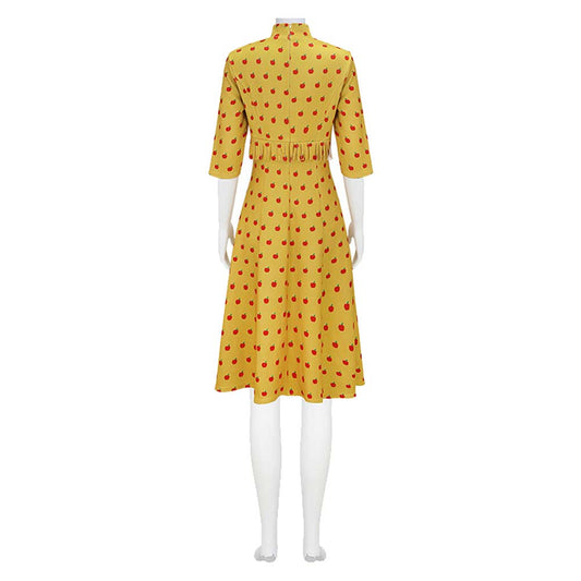 Fantastic Mr. Fox Mme Felicity Renard Robe Jaune Cosplay Costume