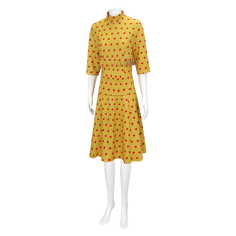 Fantastic Mr. Fox Mme Felicity Renard Robe Jaune Cosplay Costume