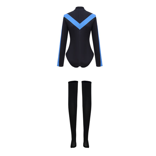 Femme Batman(2026) Nightwing Tenue Bleue Cosplay Costume