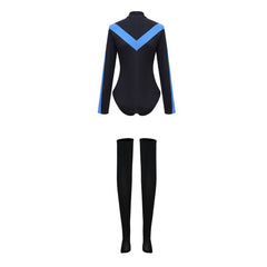 Femme Batman(2026) Nightwing Tenue Bleue Cosplay Costume