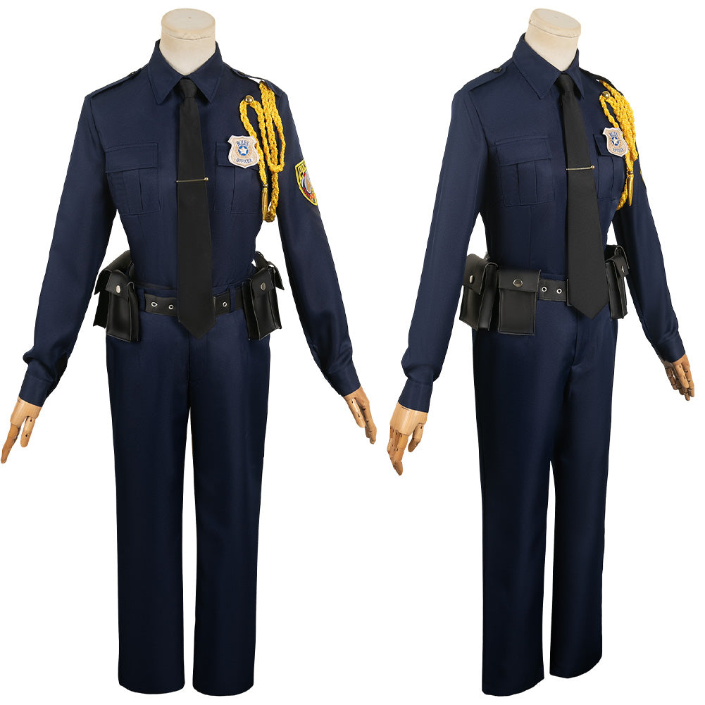 Femme Film Zootopia 2(2025) Nick Wilde Uniforme Bleu Cosplay Costume