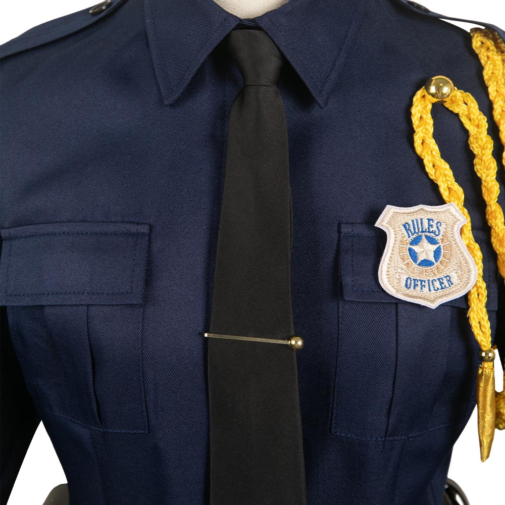 Femme Film Zootopia 2(2025) Nick Wilde Uniforme Bleu Cosplay Costume