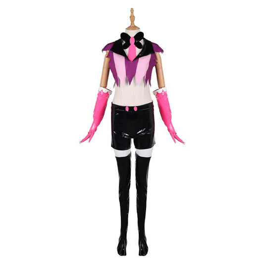 Femme Hazbin Hotel 2(2025) Angel Dust Tenue de Gilet Cosplay Costume