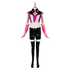 Femme Hazbin Hotel 2(2025) Angel Dust Tenue de Gilet Cosplay Costume