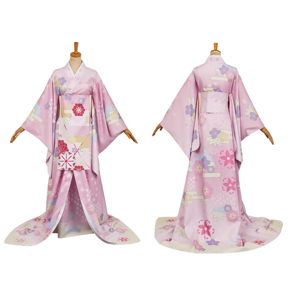 Femme Hazbin Hotel 2(2025) Angel Dust Yukata Rose Cosplay Costume