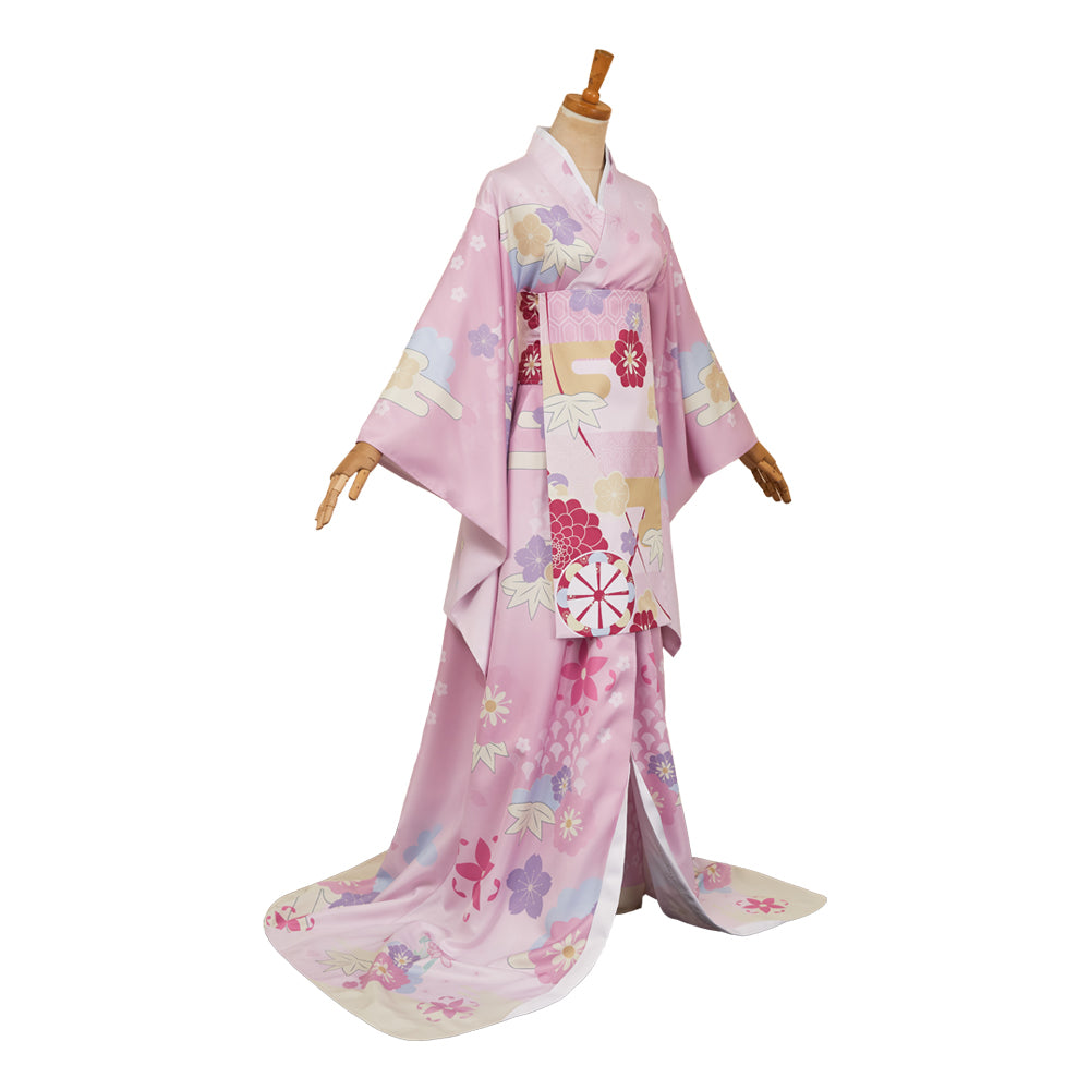 Femme Hazbin Hotel 2(2025) Angel Dust Yukata Rose Cosplay Costume