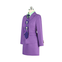 Femme JJBA Yoshikage Kira Tenue Violette Cosplay Costume