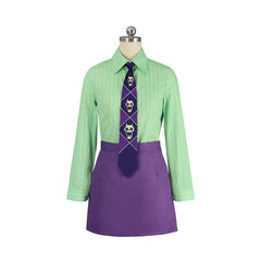 Femme JJBA Yoshikage Kira Tenue Violette Cosplay Costume
