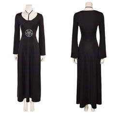 Film Beetlejuice 2(2024) Lydia Deetz Robe Noire Longue Cosplay Costume