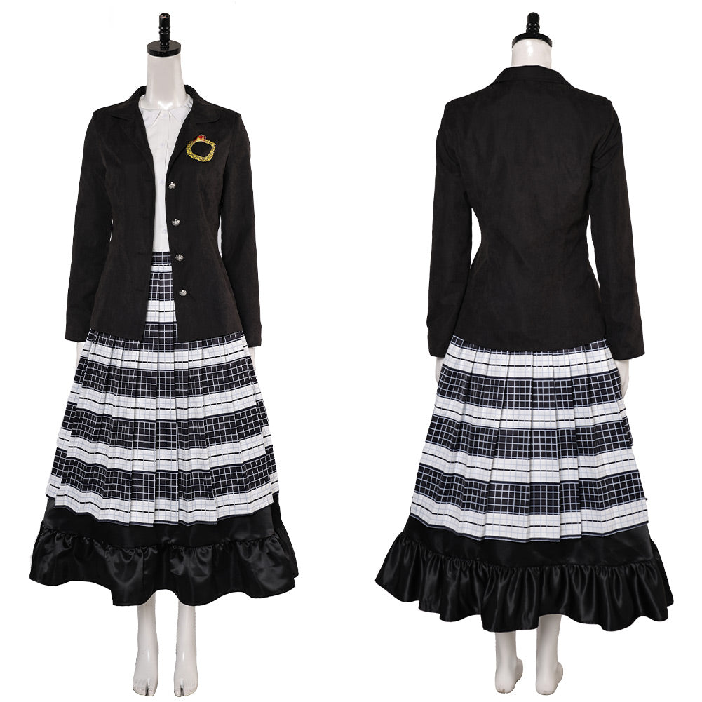 Film Beetlejuice 2(2024) Lydia Deetz Tenue Noire Cosplay Costume