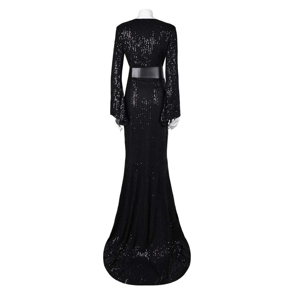 Film Elvira: Mistress of The Dark Elvira Robe Noire Cosplay Costume