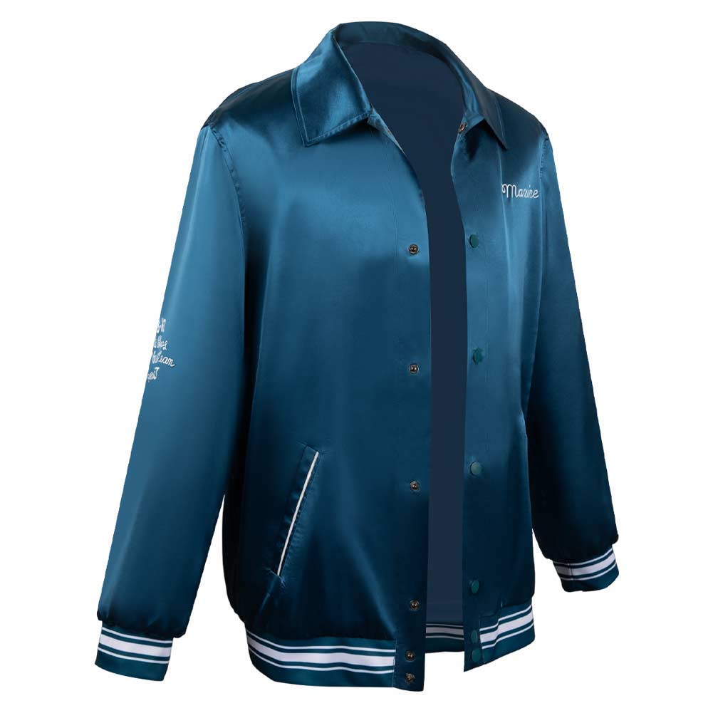 Film MaXXXine(2024) Maxine Veste Bleue Cosplay Costume