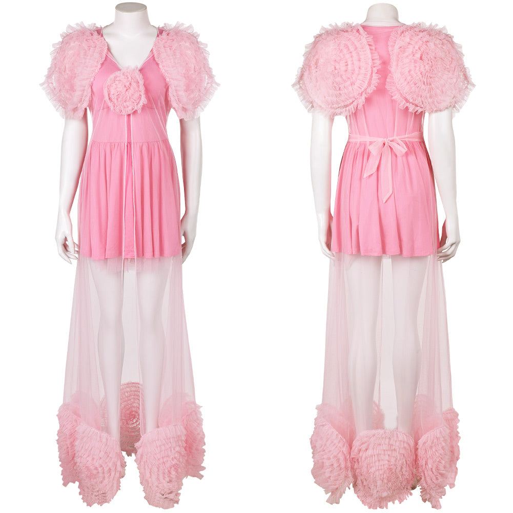 Film Wicked(2024) Glinda Pyjama Rose Cosplay Costume