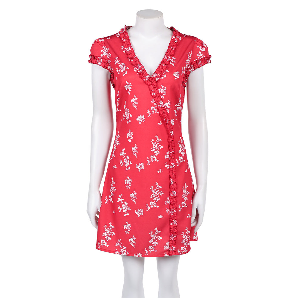 Fleabag Fleabag Robe Imprimée Rouge Cosplay Costume
