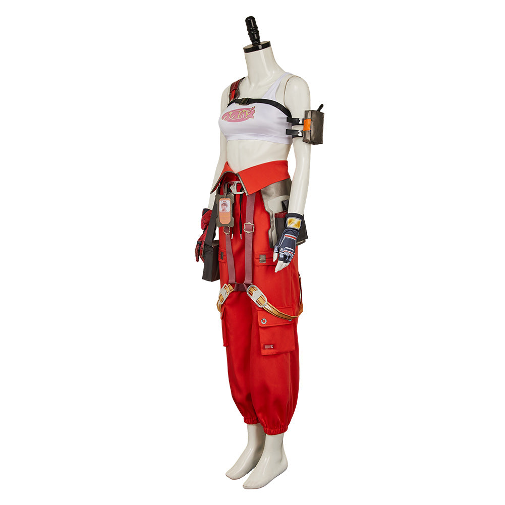 FragPunk(2025) Nitro Tenue Blanche et Orange Cosplay Costume