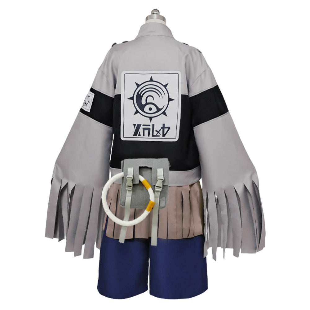 Gachiakuta Tamji Keinzu Tenue Grise et Noire Cosplay Costume