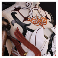Genshin Impact Asmoday Tenue Rouge Cosplay Costume