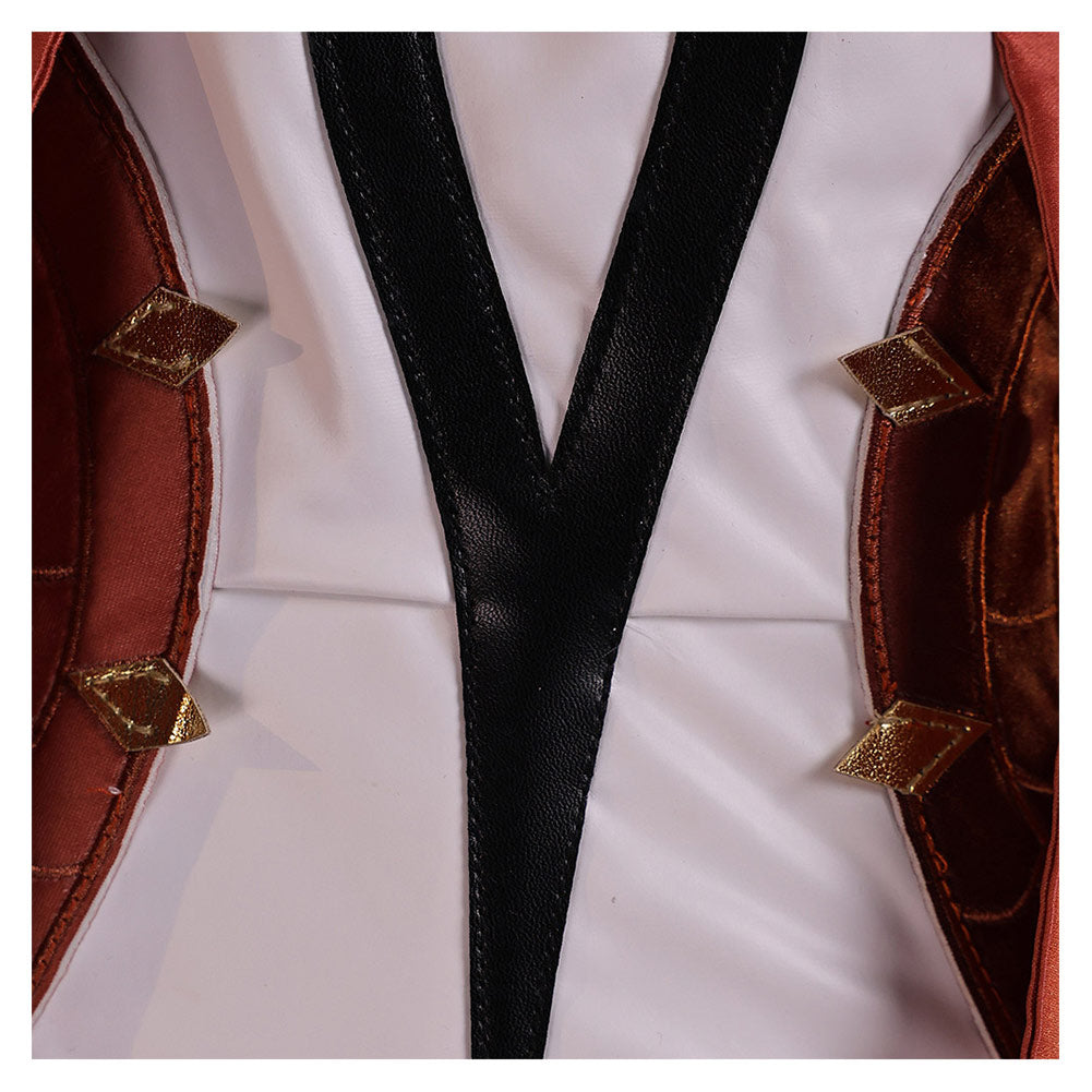 Genshin Impact Asmoday Tenue Rouge Cosplay Costume
