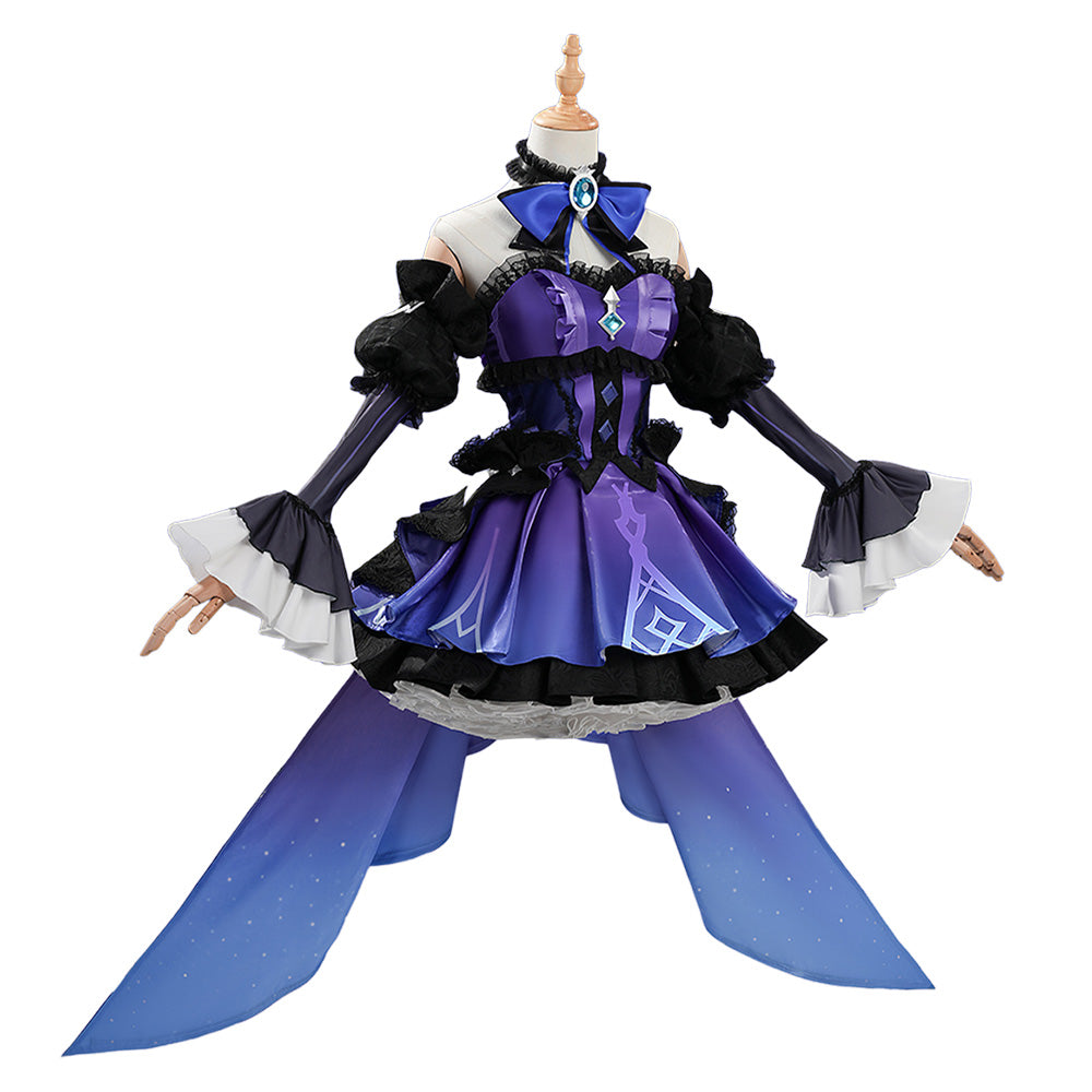 Genshin Impact Clorinde Tenue Violette Cosplay Costume