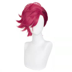 League of Legends Violet Perruque Rose Cosplay Perruque