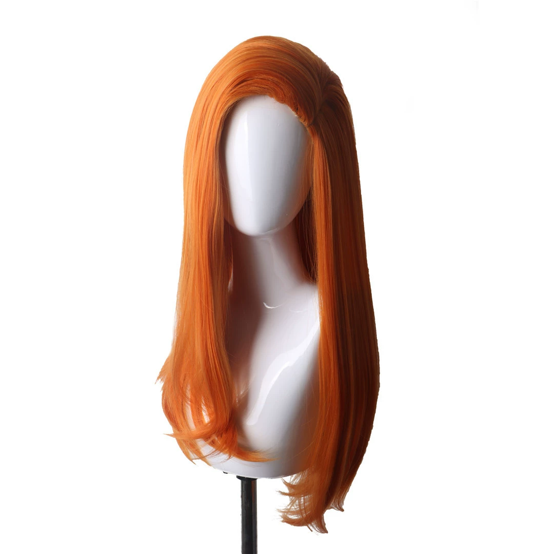 Cosplay Perruque Atom Eve Invincible 4(2026) TV Perruque Orange Femme