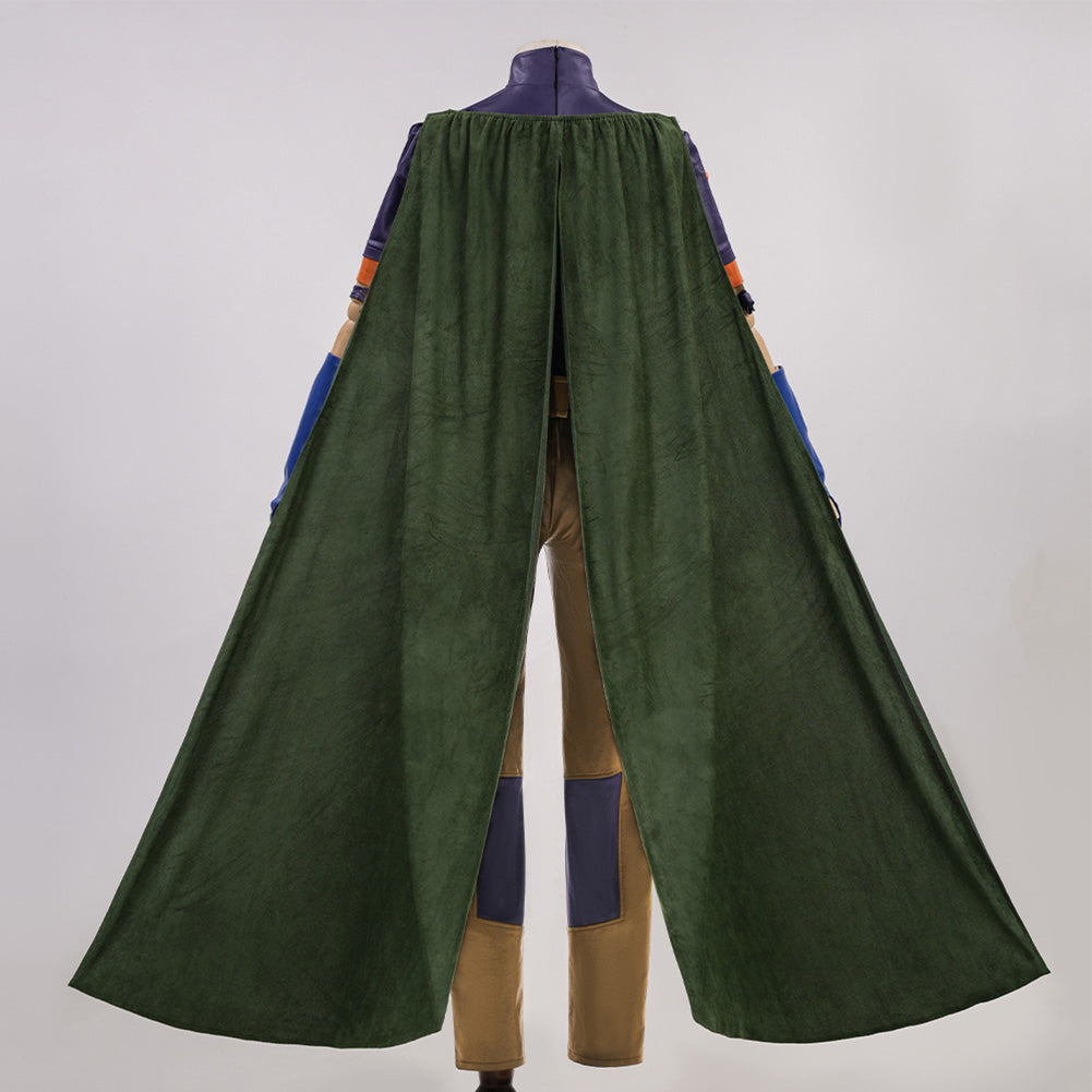 Gyro Zeppeli Tenue Verte et Violette Cosplay Costume