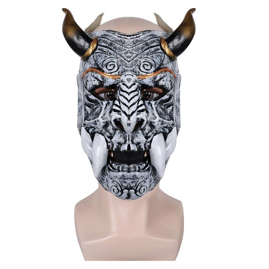 Hannya Diable Japonais Masque Gris Cosplay Accessoire