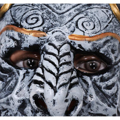 Hannya Diable Japonais Masque Gris Cosplay Accessoire