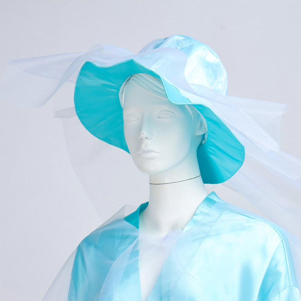 Haunted Mansion Ghost Bride Robe Bleue Cosplay Costume