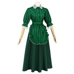 Haunted Mansion Maid Jupe Verte Cosplay Costume