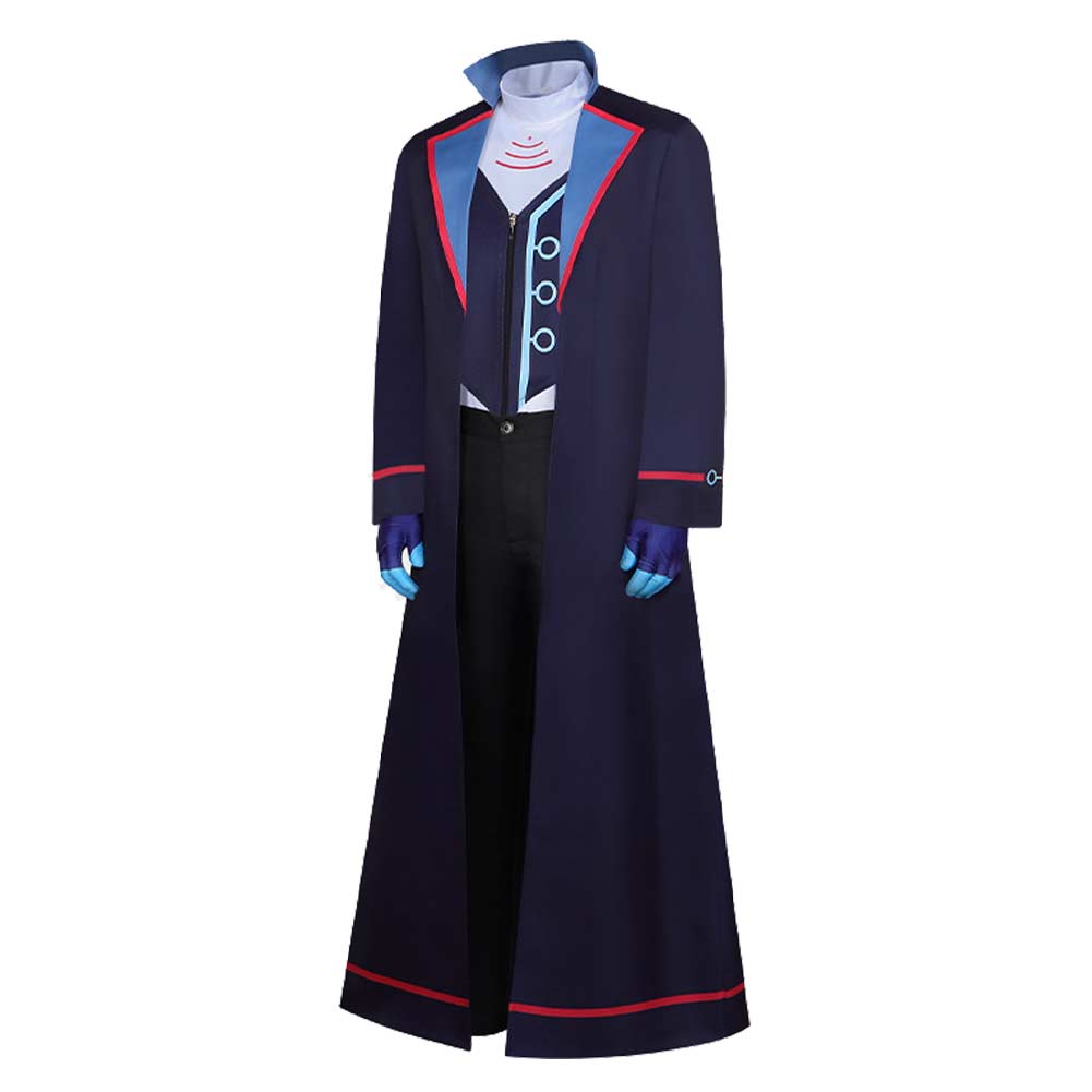 Hazbin Hotel 2‎ Vox Tenue Noire Cosplay Costume Ver.2