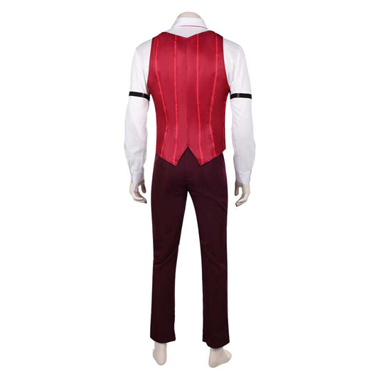 Hazbin Hotel 2(2025) Alastor Tenue de Gilet Rouge Cosplay Costume