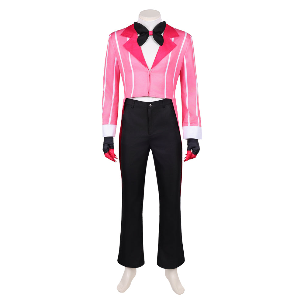 Hazbin Hotel 2(2025) Alastor Tenue Rose et Noire Cosplay Costume