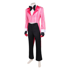 Hazbin Hotel 2(2025) Alastor Tenue Rose et Noire Cosplay Costume