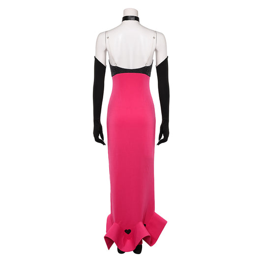 Hazbin Hotel 2(2025) Angel Dust Robe Rose et Noire Cosplay Costume
