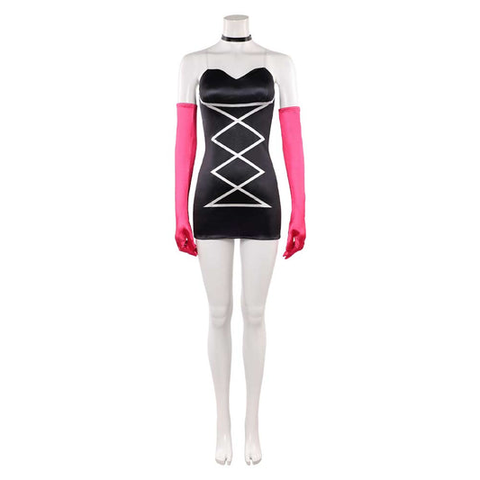 Hazbin Hotel 2(2025) Angel Dust Set de Jupe Noire Cosplay Costume