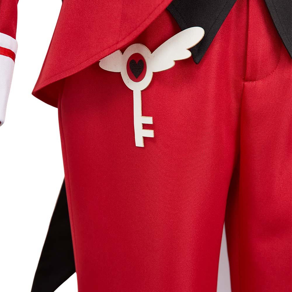 Hazbin Hotel 2(2025) Angel Dust Tenue Rouge Butler Cosplay Costume