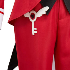 Hazbin Hotel 2(2025) Angel Dust Tenue Rouge Butler Cosplay Costume