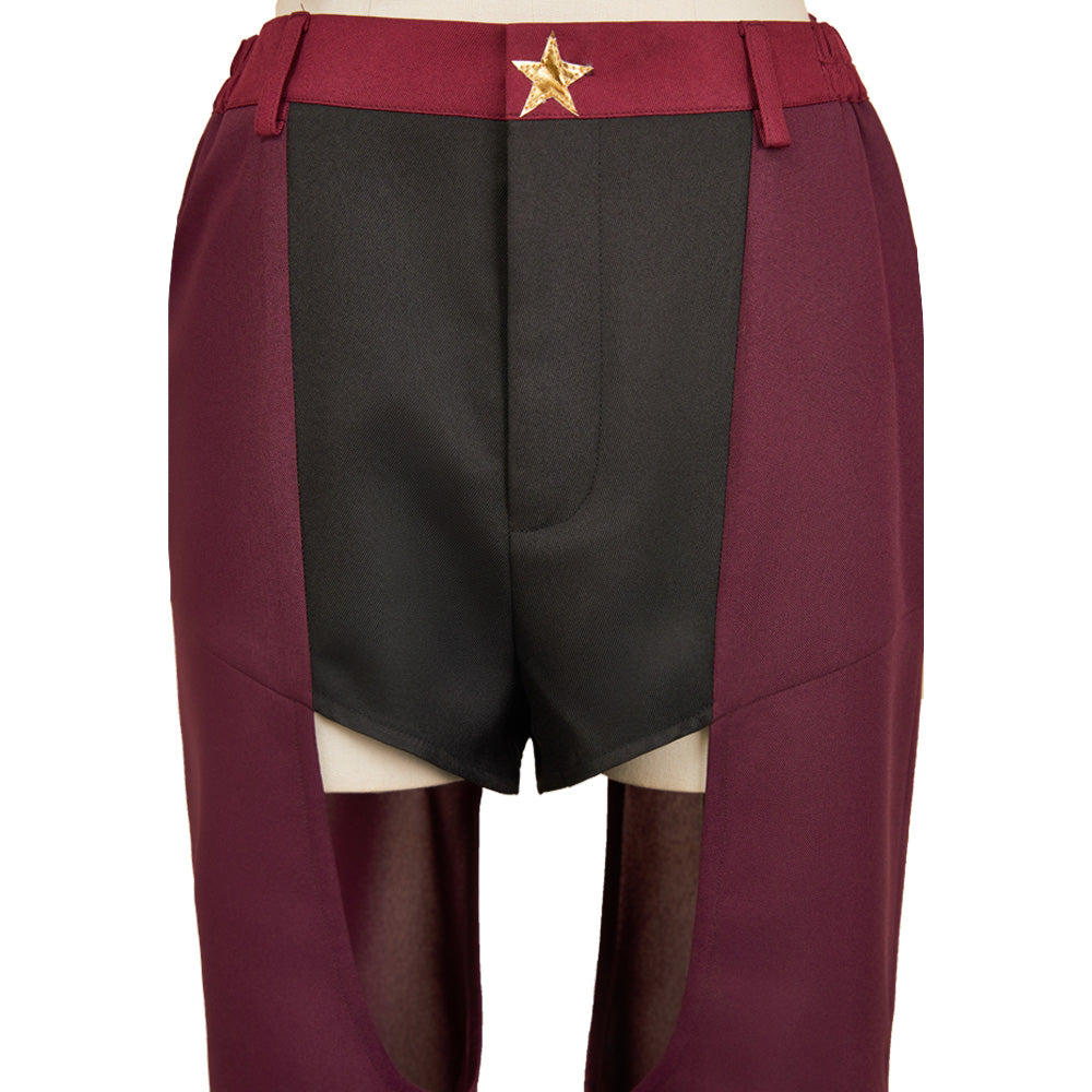 Hazbin Hotel 2(2025) Angel Dust Tenue Rouge Cosplay Costume