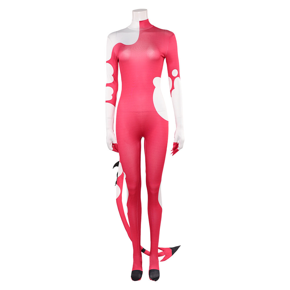Hazbin Hotel 2(2025) Blitz Combinaison Rouge Cosplay Costume