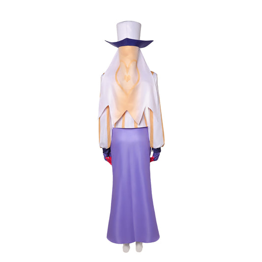 Hazbin Hotel 2(2025) Sir Pentious Tenue Blanche et Violette Cosplay Costume